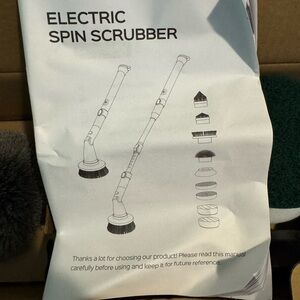 Khelfer Electric Spin Scrubber NIB Cleaner Cordless KHHM742EBUS-PT PRCE REDUCED